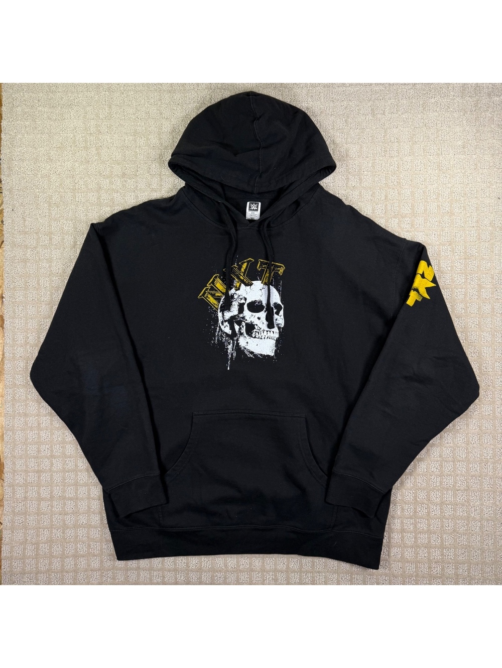 WWE NXT black graphic pullover hoodie 2XL